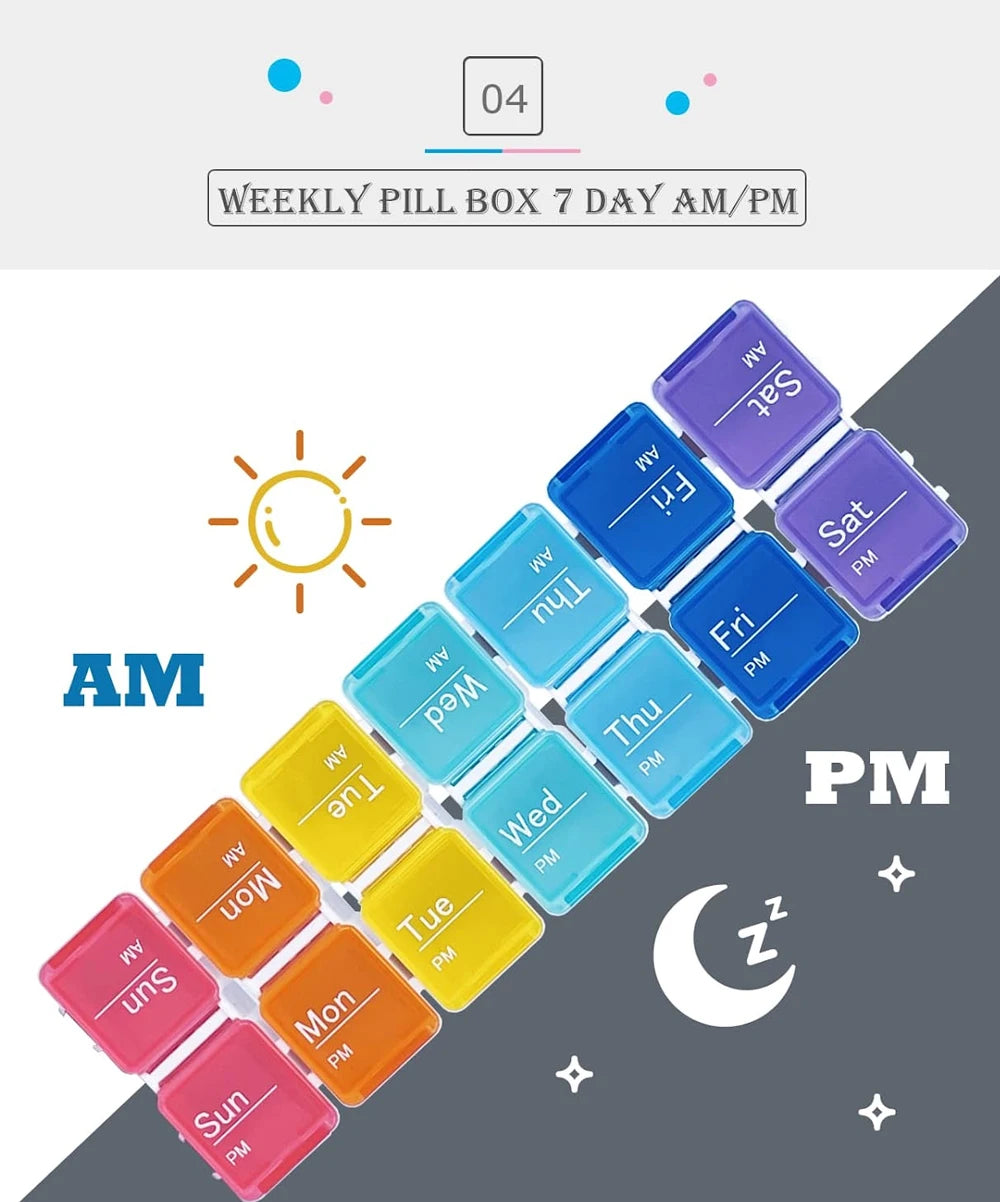 MediTime Pastillero con Alarma 7 compartimentos